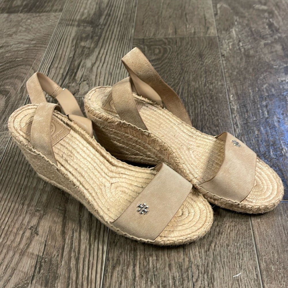 Tory Burch espadrille wedge sandals